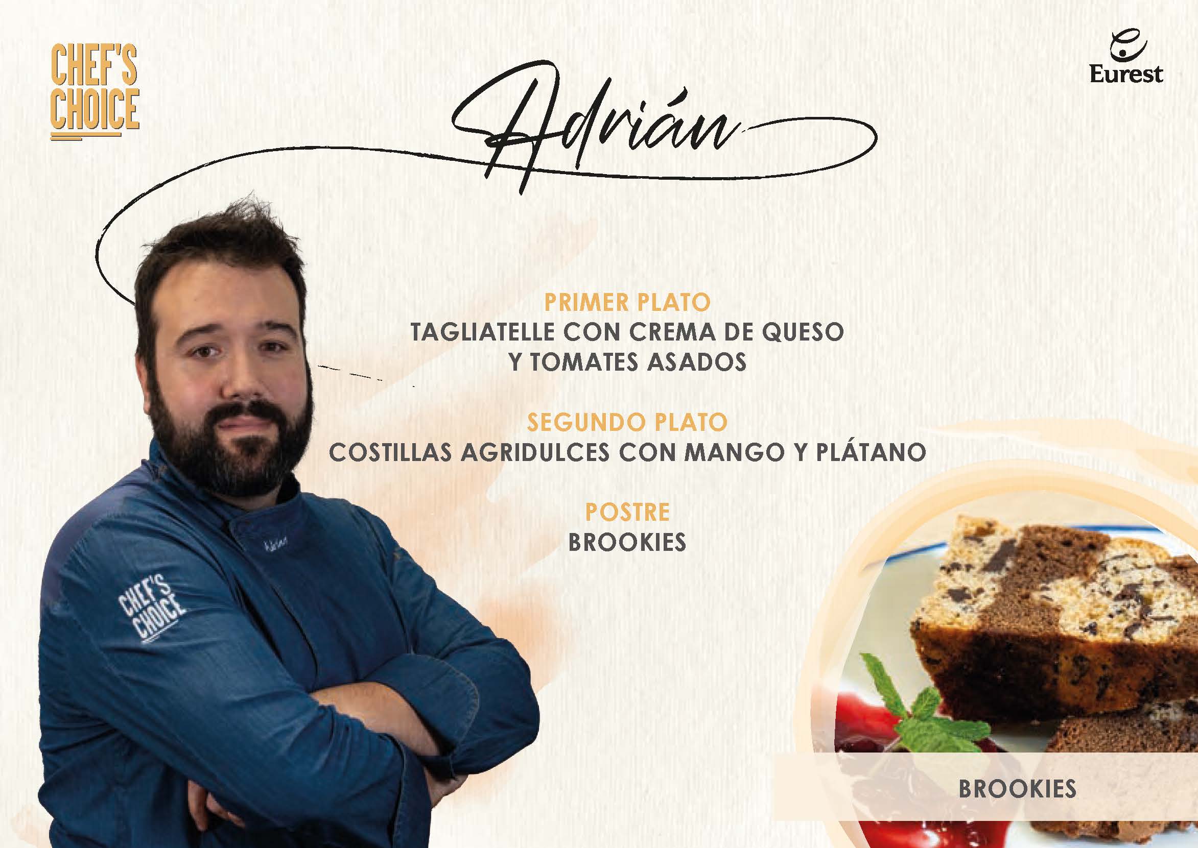 Menú de Adrián