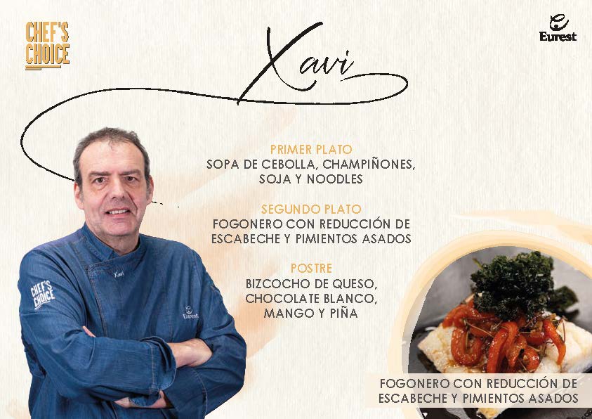 Menú de Xavi