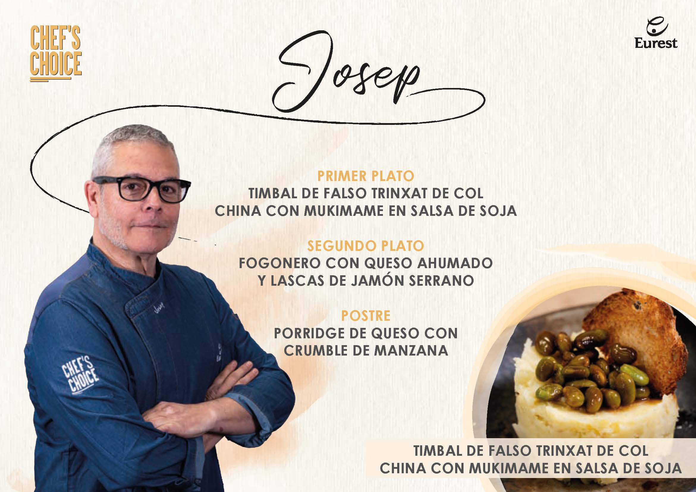 Menú de Josep
