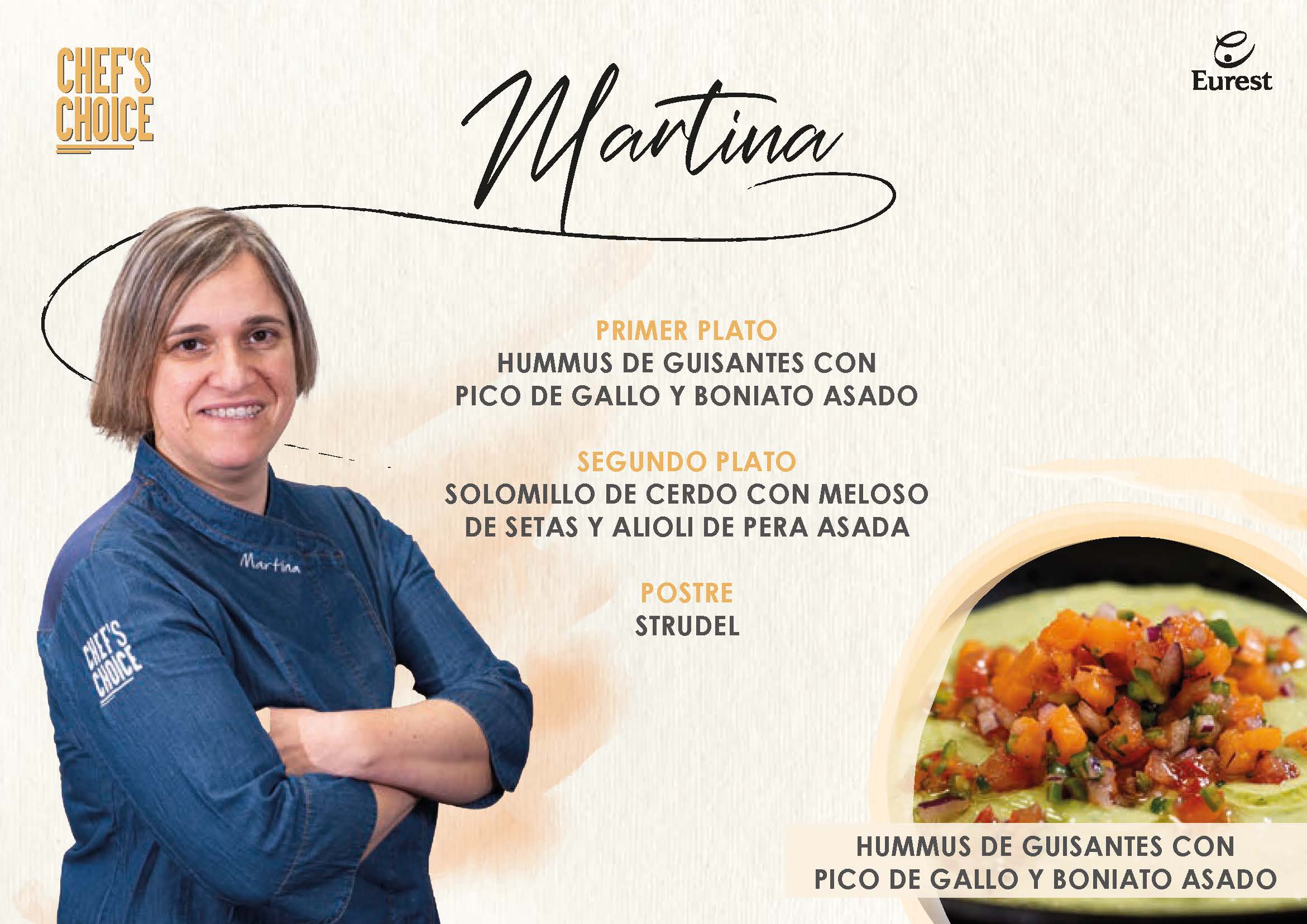 Menú de Martina