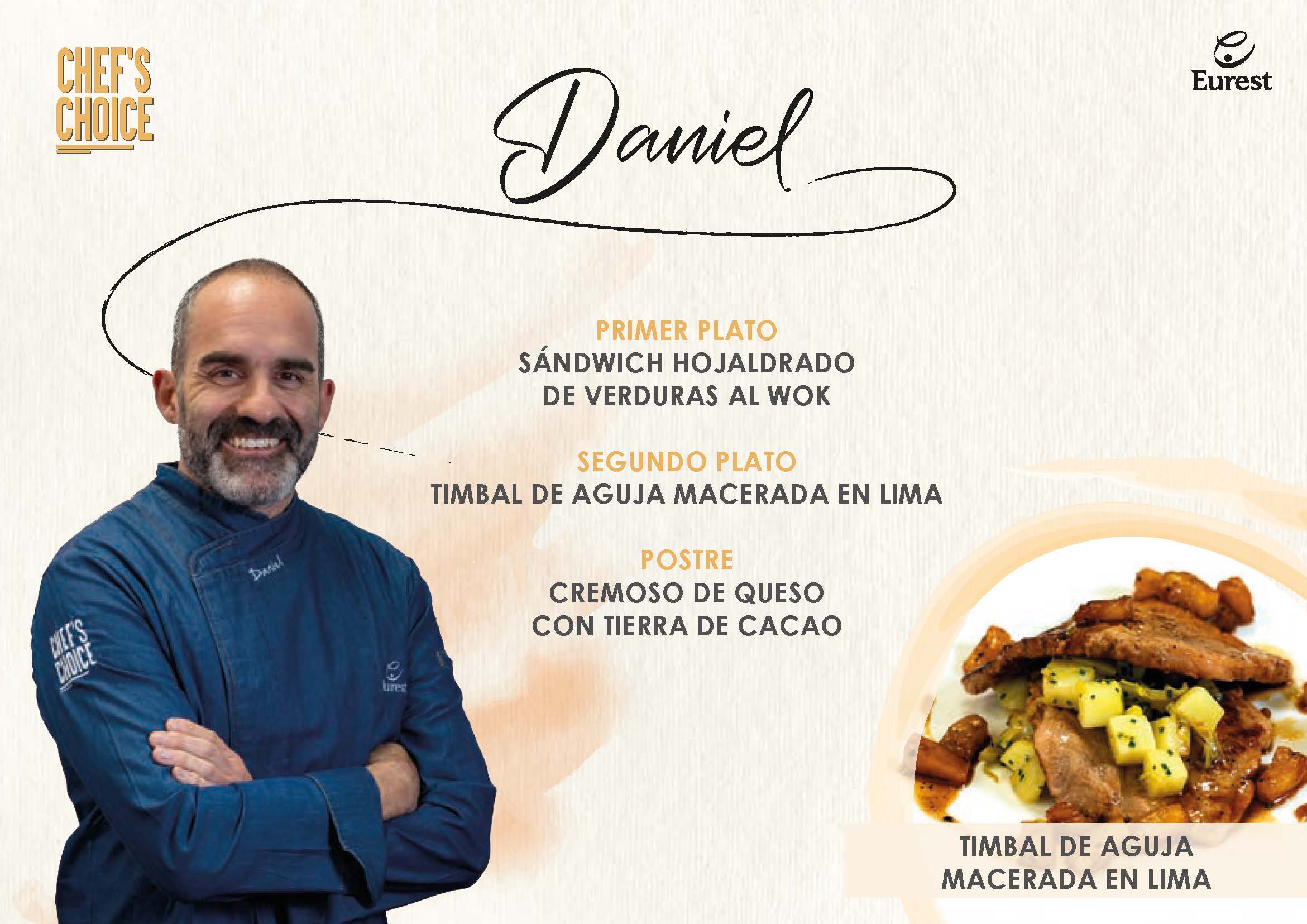 Menú de Daniel