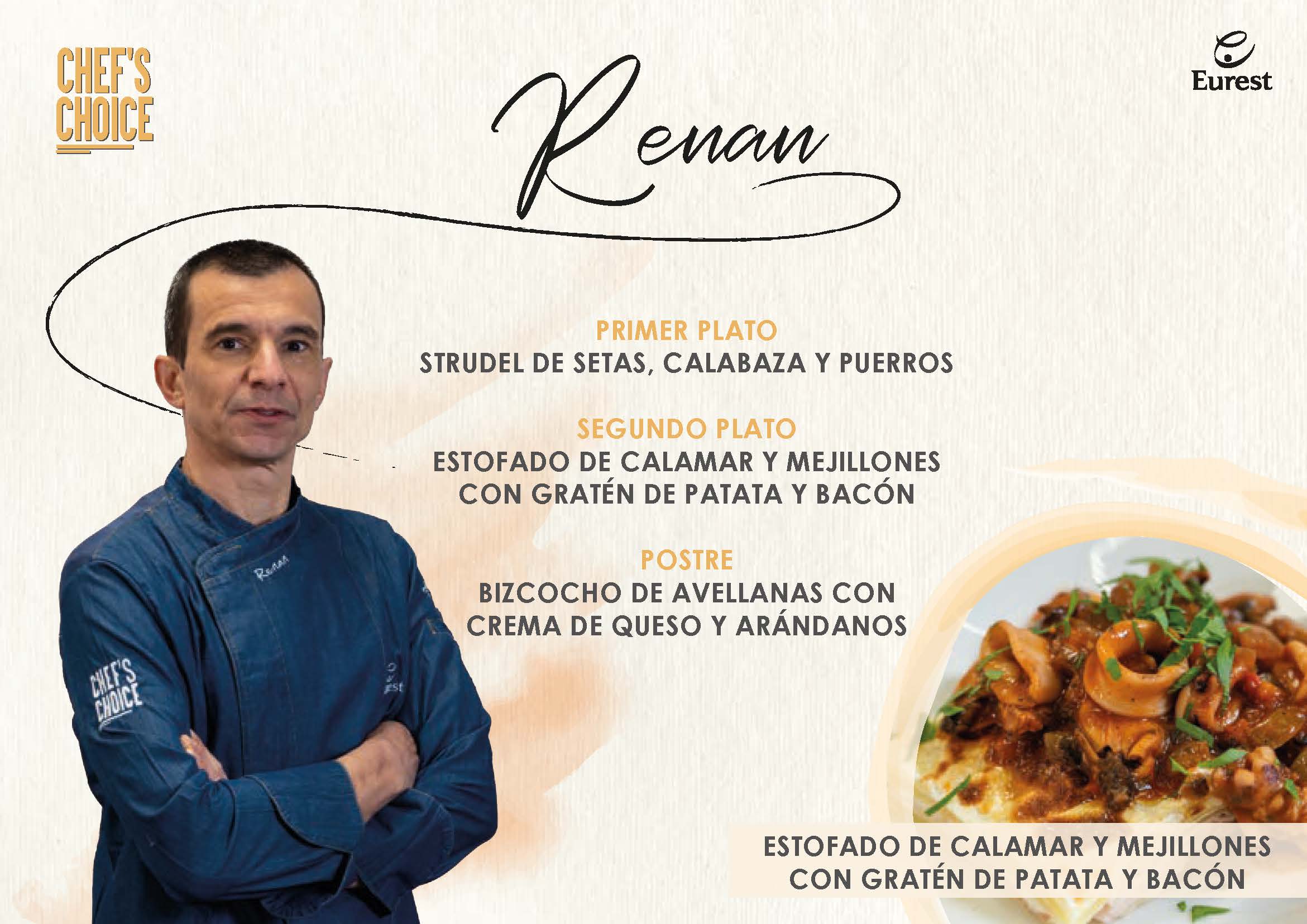 Menú de Renan