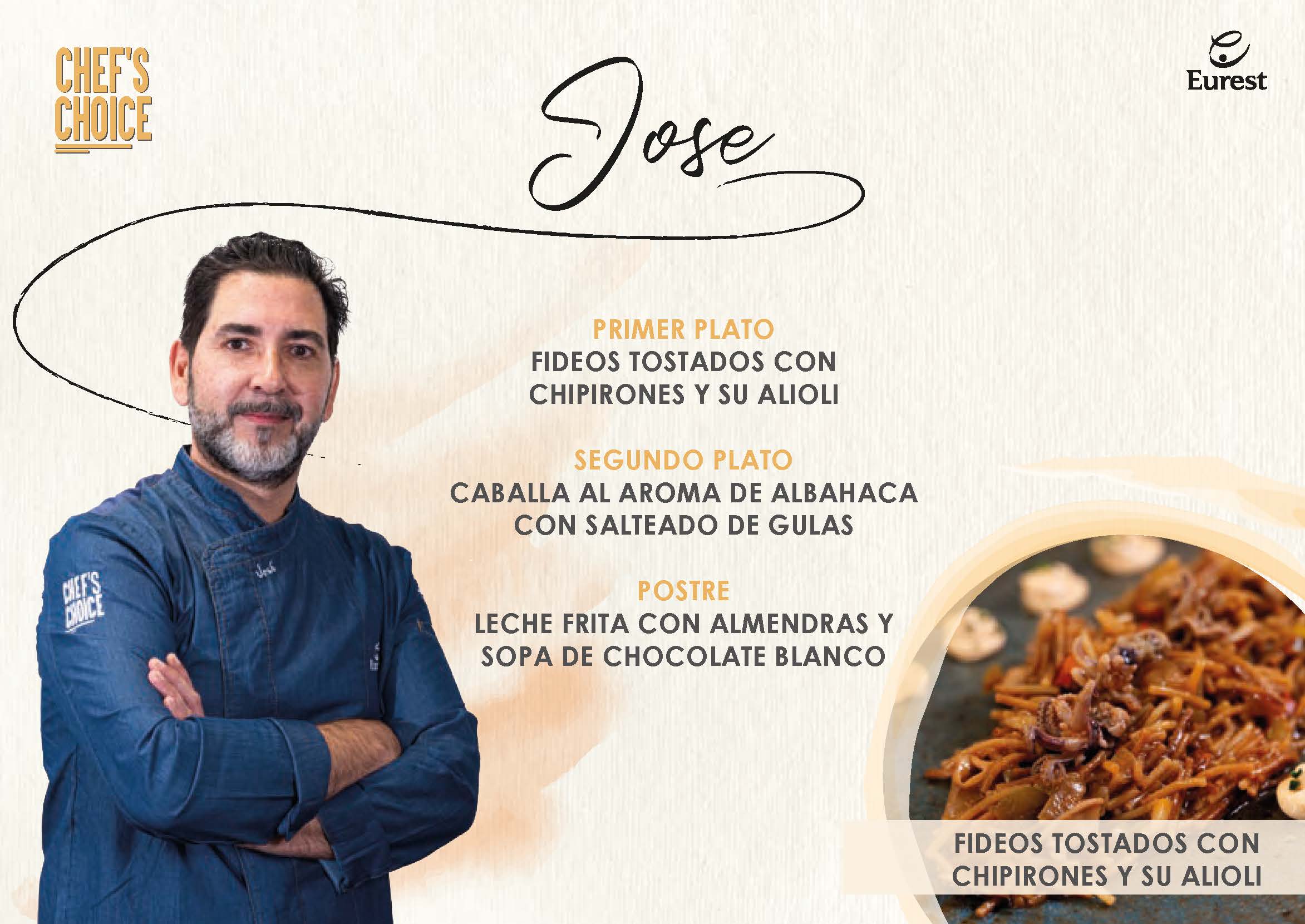 Menú de Jose María