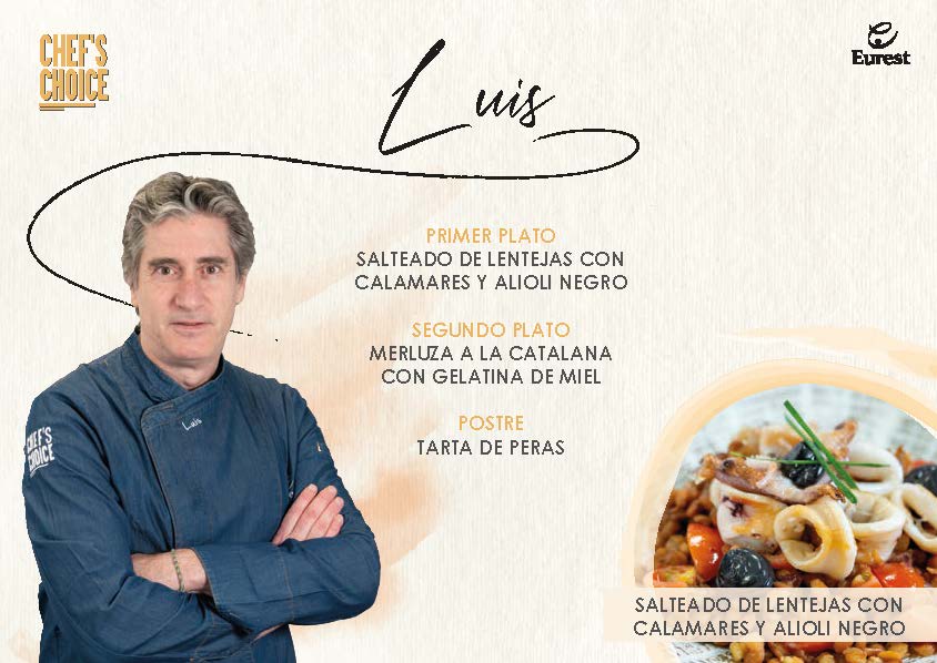 Menú de Luis